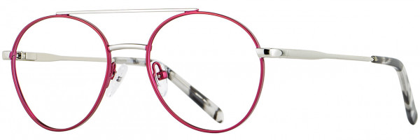 db4k Circuit Eyeglasses, 3 - Red / Chrome