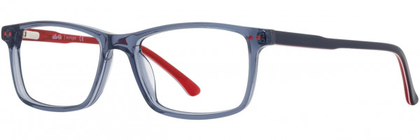 db4k Fast Track Eyeglasses, 2 - Slate / Navy / Red