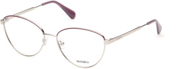 MAX&Co. MO5006 Eyeglasses, 016 - Shiny Palladium