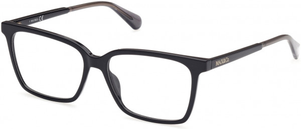 MAX&Co. MO5052 Eyeglasses, 001 - Shiny Black