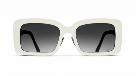 Blackfin Palm Cove [BF976] Sunglasses, C1468 - Matte Warm White (Gradient Gray)
