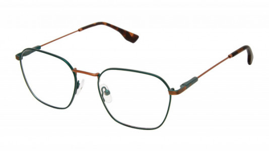 New Balance NB 535 Eyeglasses, 3-GREEN/BROWN