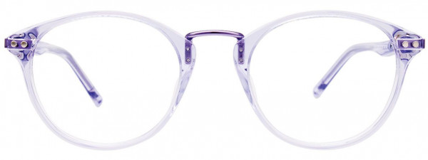 EasyClip EC586 Eyeglasses, 080 - Crystal Lilac