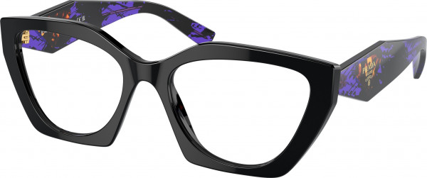 Prada PR 09YV Eyeglasses, 19S1O1 BLACK