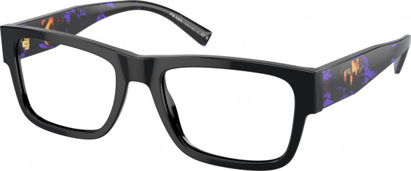 Prada PR 15YV Eyeglasses, 19S1O1 BLACK