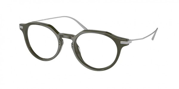 Prada PR 06YV Eyeglasses, 14B1O1 OPAL MILITARY (GREEN)