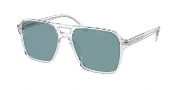 Prada PR 20YSF Sunglasses, 2AZ04D TRANSPARENT POLAR GREEN (TRANSPARENT)