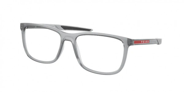 Prada Linea Rossa PS 07OV Eyeglasses, 14C1O1 TRANSPARENT GREY (GREY)