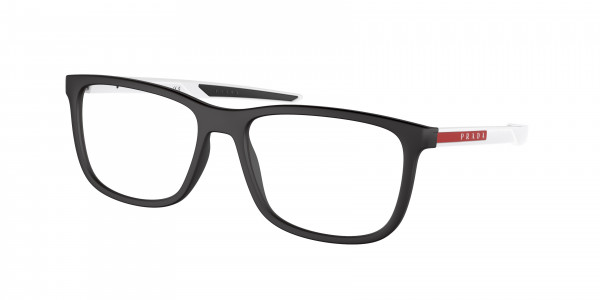 Prada Linea Rossa PS 07OV Eyeglasses, DG01O1 BLACK RUBBER (BLACK)