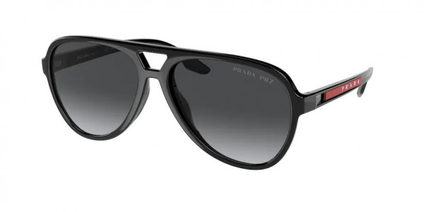 Prada Linea Rossa PS 06WS Sunglasses, 1AB06G BLACK POLAR GREY GRADIENT (BLACK)