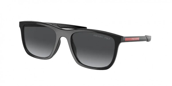 Prada Linea Rossa PS 10WSF Sunglasses, 1AB06G BLACK POLAR GREY GRADIENT (BLACK)