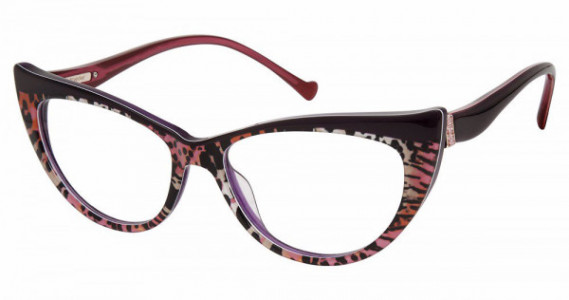 Betsey Johnson BET APHRODITE Eyeglasses, purple