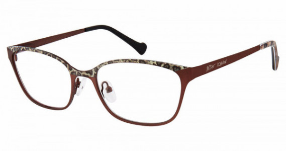 Betsey Johnson BET BAUBLE Eyeglasses, brown
