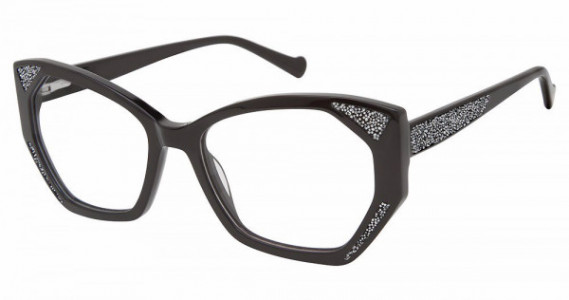 Betsey Johnson BET CEO VIBES Eyeglasses, black