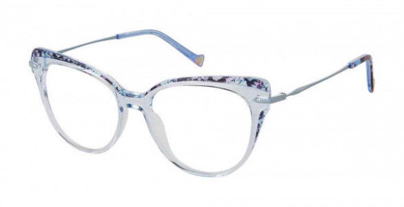 Betsey Johnson BET FLOWER POWER Eyeglasses, blue