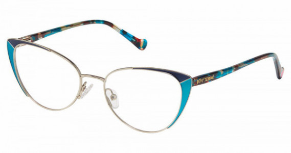 Betsey Johnson BET SET THE STAGE Eyeglasses, silver