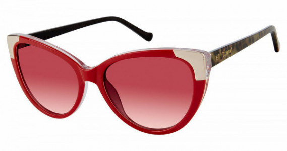 Betsey Johnson BET GOING STEADY Sunglasses, red