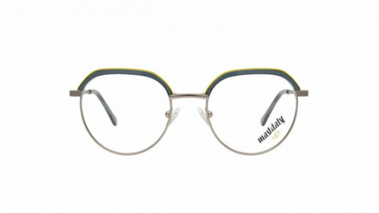 Mad In Italy D&#x27;Annunzio Eyeglasses, C01 - Gun/Blue Nylon