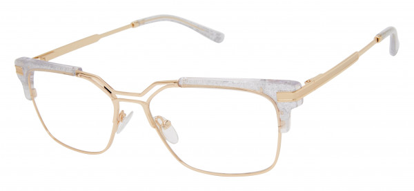 L.A.M.B. LAUF098 Eyeglasses, Silver Glitter (SIL)