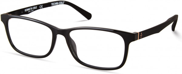 Kenneth Cole New York KC0343 Eyeglasses, 001 - Shiny Black / Matte Black