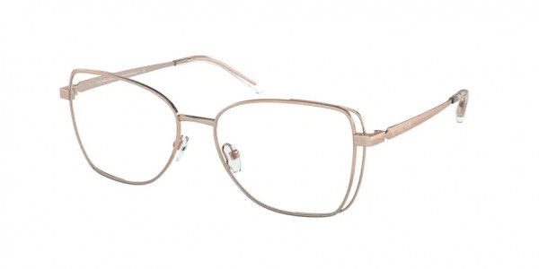 Michael Kors MK3059 MONTEROSSO Eyeglasses, 1108 MONTEROSSO ROSE GOLD (GOLD)