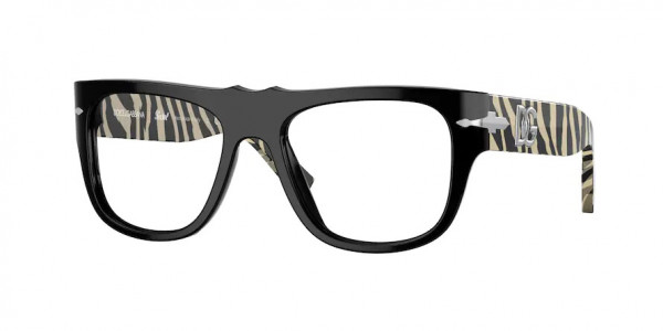 Persol PO3295V Eyeglasses, 1164 BLACK (BLACK)