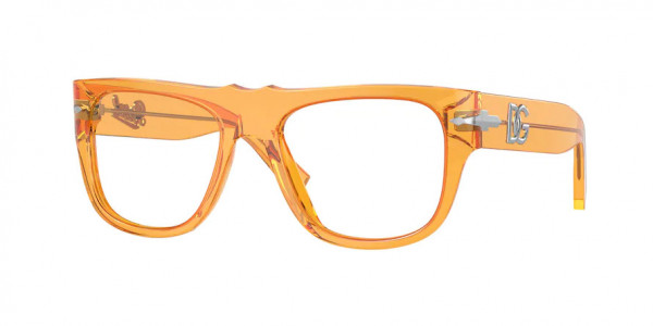 Persol PO3295V Eyeglasses, 1168 TRANSPARENT ORANGE (ORANGE)