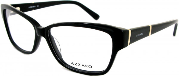 Azzaro AZ2154 Eyeglasses, C1 BLACK/GOLD