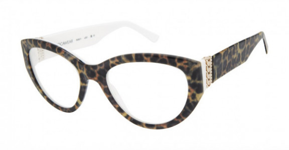 Rocawear RO611 Eyeglasses, LEO LEOPARD/GOLD