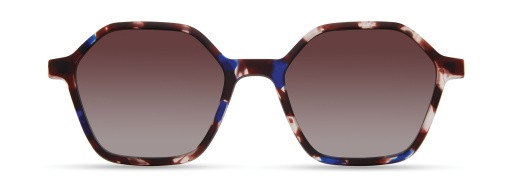 ECO by Modo AMY Eyeglasses, BLUE BROWN TORTOISE - SUN CLIP