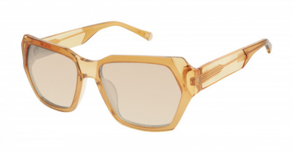 Kate Young K575 Sunglasses, Gold (GLD)