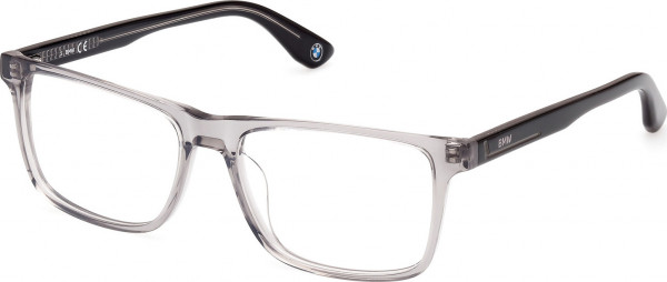 BMW Eyewear BW5059-H Eyeglasses, 020 - Shiny Grey / Shiny Black