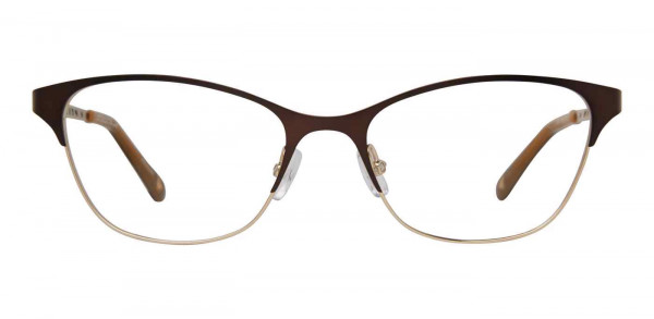 Liz Claiborne L 465 Eyeglasses, 0UFM BROWN GOLD