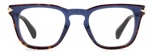 rag & bone RNB7048 Eyeglasses, 0JBW BLUE HAVANA