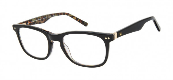 Martha Stewart MSO120 Eyeglasses, OXLEO BLACK OVER LEOPARD
