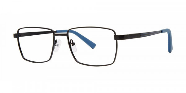 Modern Optical AGENT Eyeglasses, Black/Blue