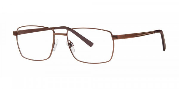 Modern Optical AGENT Eyeglasses, Brown/Black
