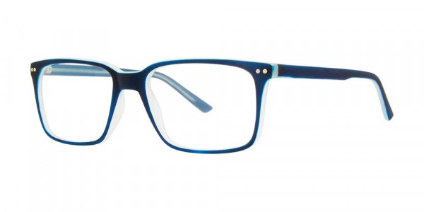 Modern Optical AFFILIATE Eyeglasses, Navy/Frost Matte