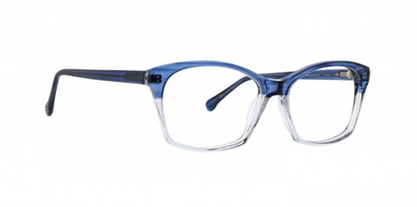 Trina Turk Adeline Eyeglasses, Blue Crystal