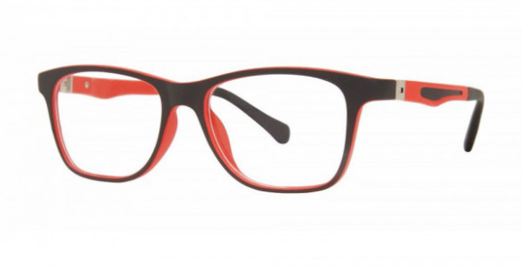 Modz MISCHIEF Eyeglasses, Black Matte/Red