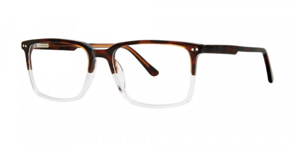 Big Mens Eyewear Club BIG ASSIST Eyeglasses, Brown Demi/Crystal