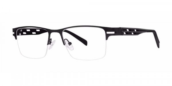 Big Mens Eyewear Club BIG BURST Eyeglasses, Matte Black/Grey