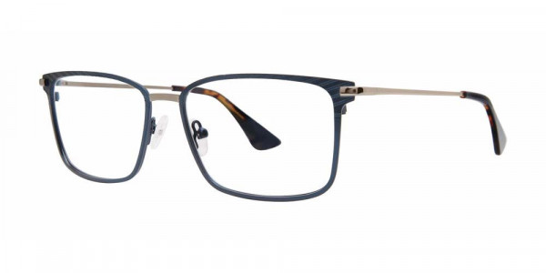 Big Mens Eyewear Club BIG FUTURE Eyeglasses, Matte Navy/Gunmetal