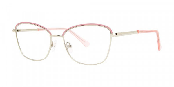 Genevieve ARDEN Eyeglasses, Light Pink/Silver