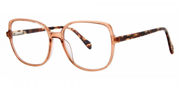 Genevieve ASPECT Eyeglasses, Mink Crystal/Brown Marble
