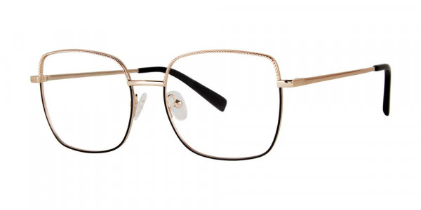 Genevieve CLARITY Eyeglasses, Black/Gold