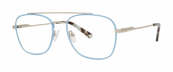 Fashiontabulous 10X263 Eyeglasses, Light Blue/Silver