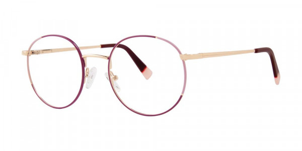 Fashiontabulous 10X266 Eyeglasses, Fuchsia/Pink/Gold