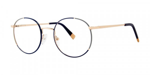 Fashiontabulous 10X266 Eyeglasses, Navy/Grey/Gold