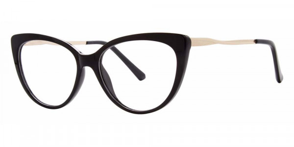 Modern Times FONDLY Eyeglasses, Black/Gold